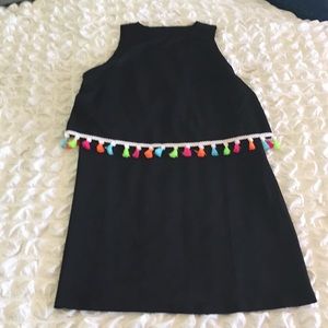 Super cute black beach dress!
